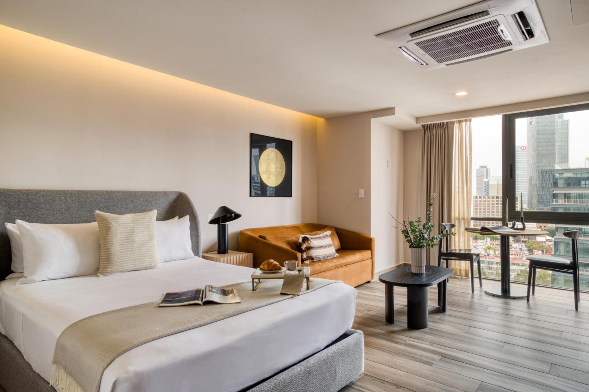 Uliv Cibeles Aparthotel Mexico City Room photo